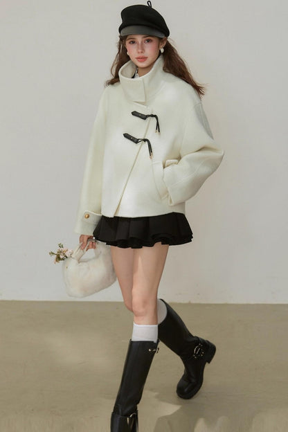 Winter Wool Cocoon Jacket