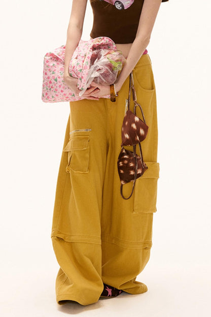 Yellow Summer Work Pants