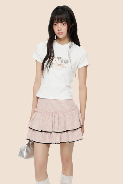 Charming Graphic Summer Tee