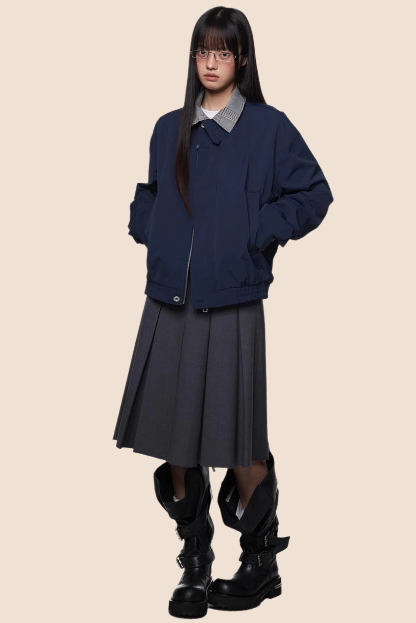 Vintage Contrast Coat