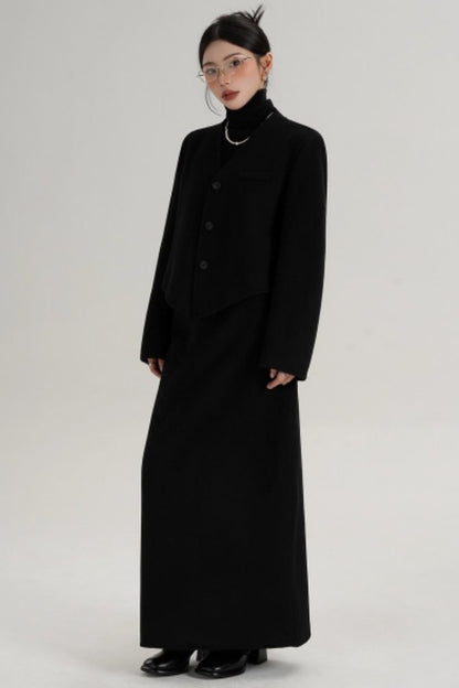 Double-Sided Woolen Coat