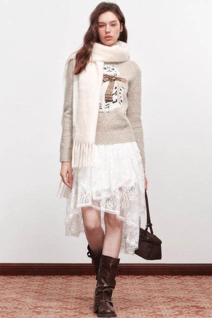 Kitten Crew Neck Sweater