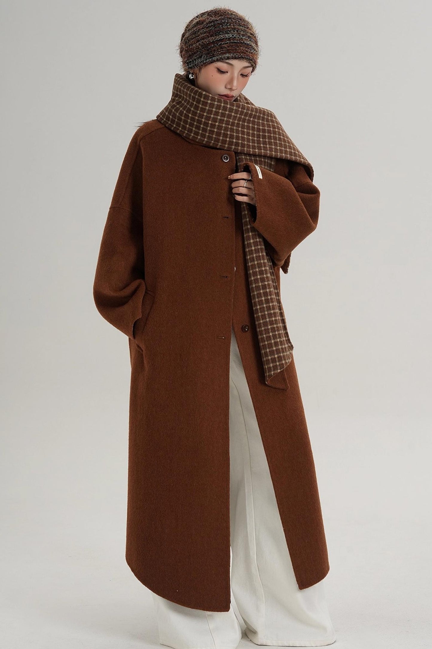 Classic Wool Tweed Coat