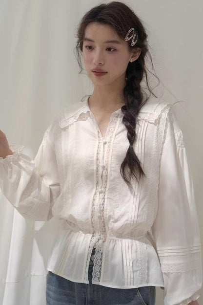 Navy Collar Breeze Shirt