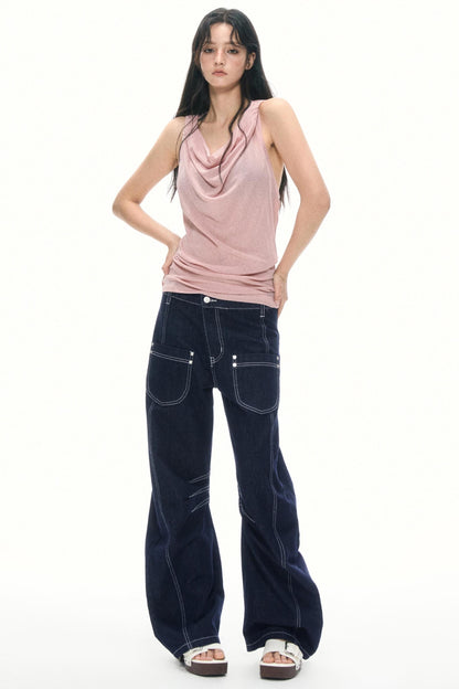 Pink Hooded Camisole