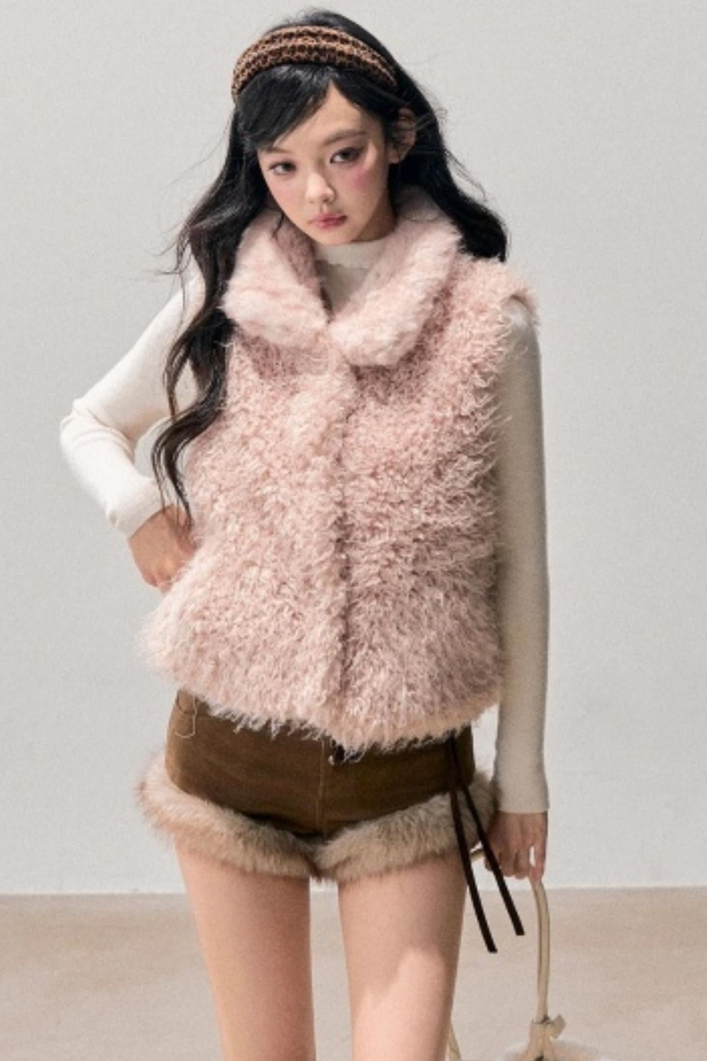 Reversible Faux Fur Vest