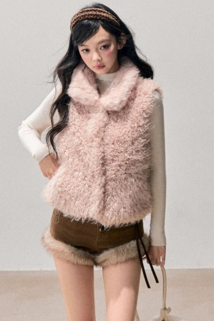 Reversible Faux Fur Vest