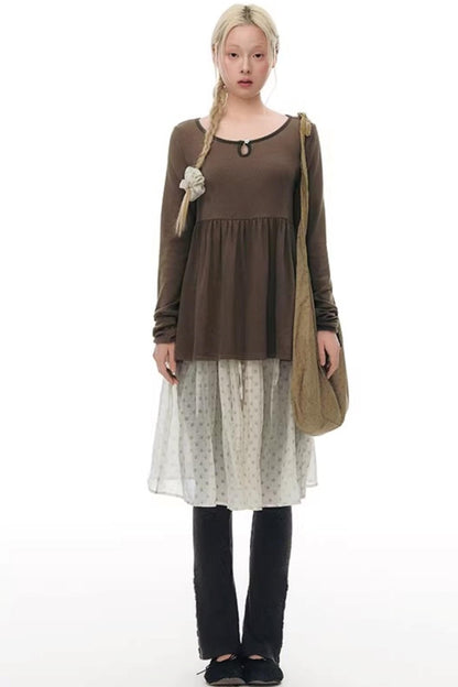 Color-Blocked Knit Sweater