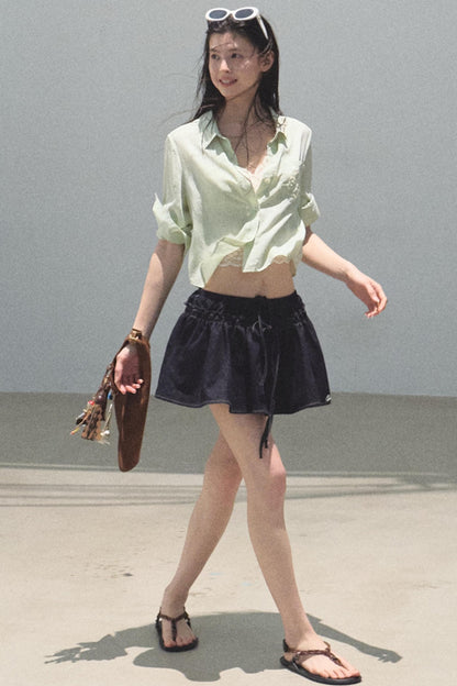 Lake Lyocell Beaded Shirt