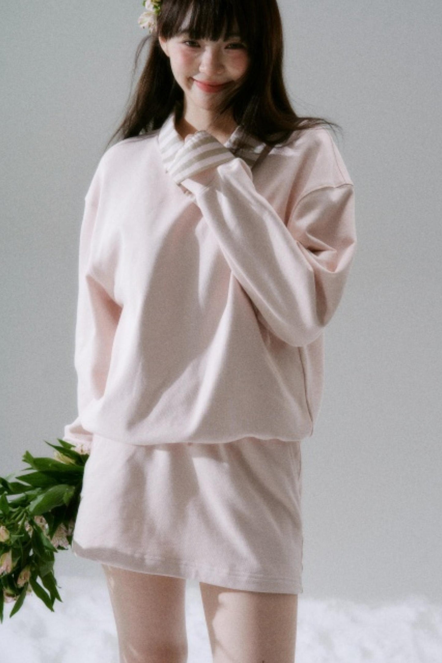 Brilliant Season Sweatshirt Skirt Set-Up