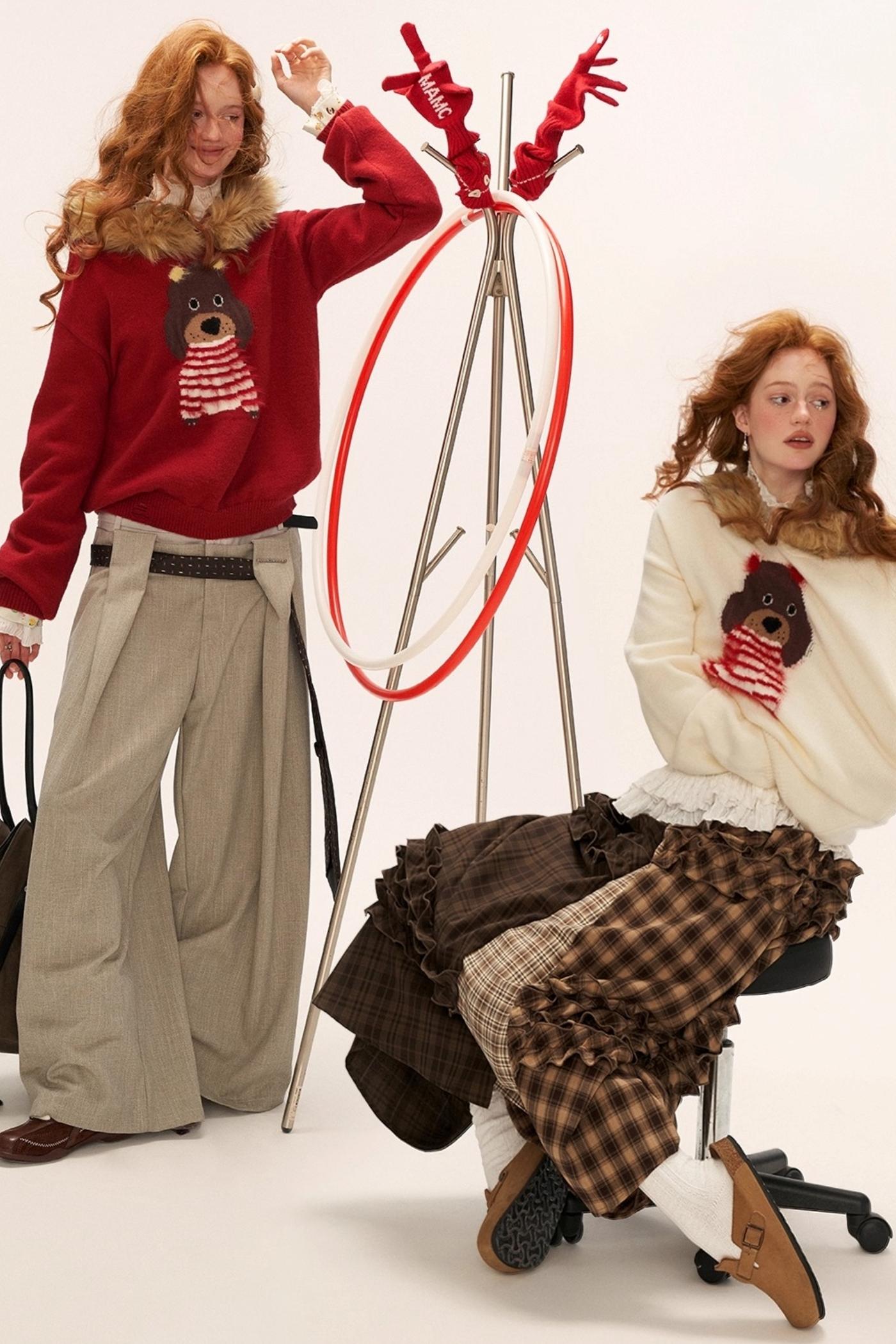 Cute Dog Hooded Sweater