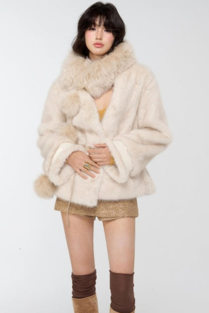 Real Fox Fur Collar Scarf