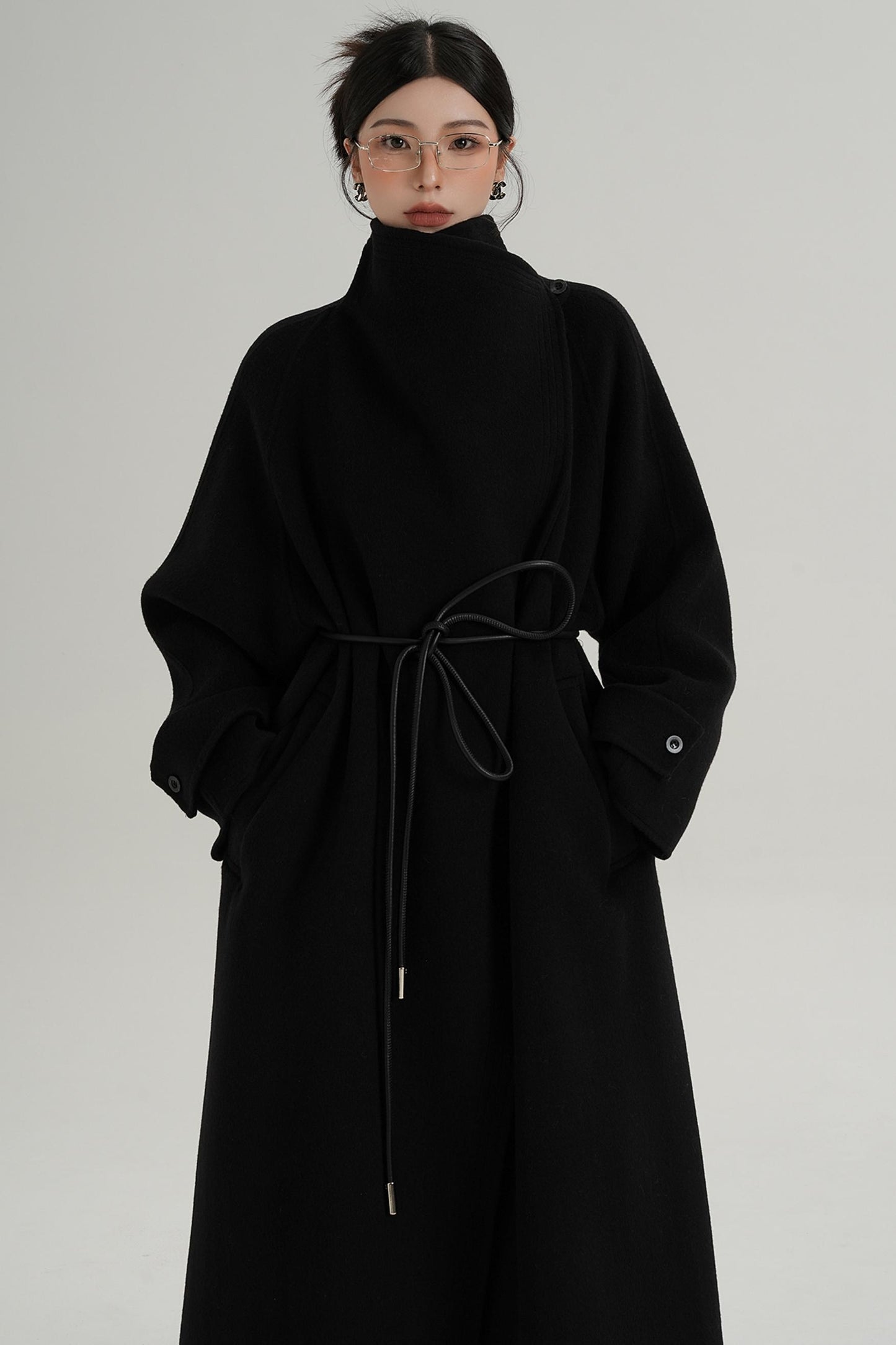 Ultra-High Reversible Wool Coat