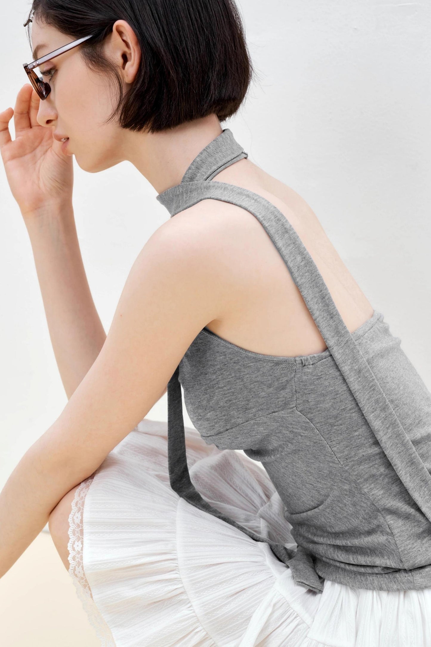 Apricot V-Neck Camisole