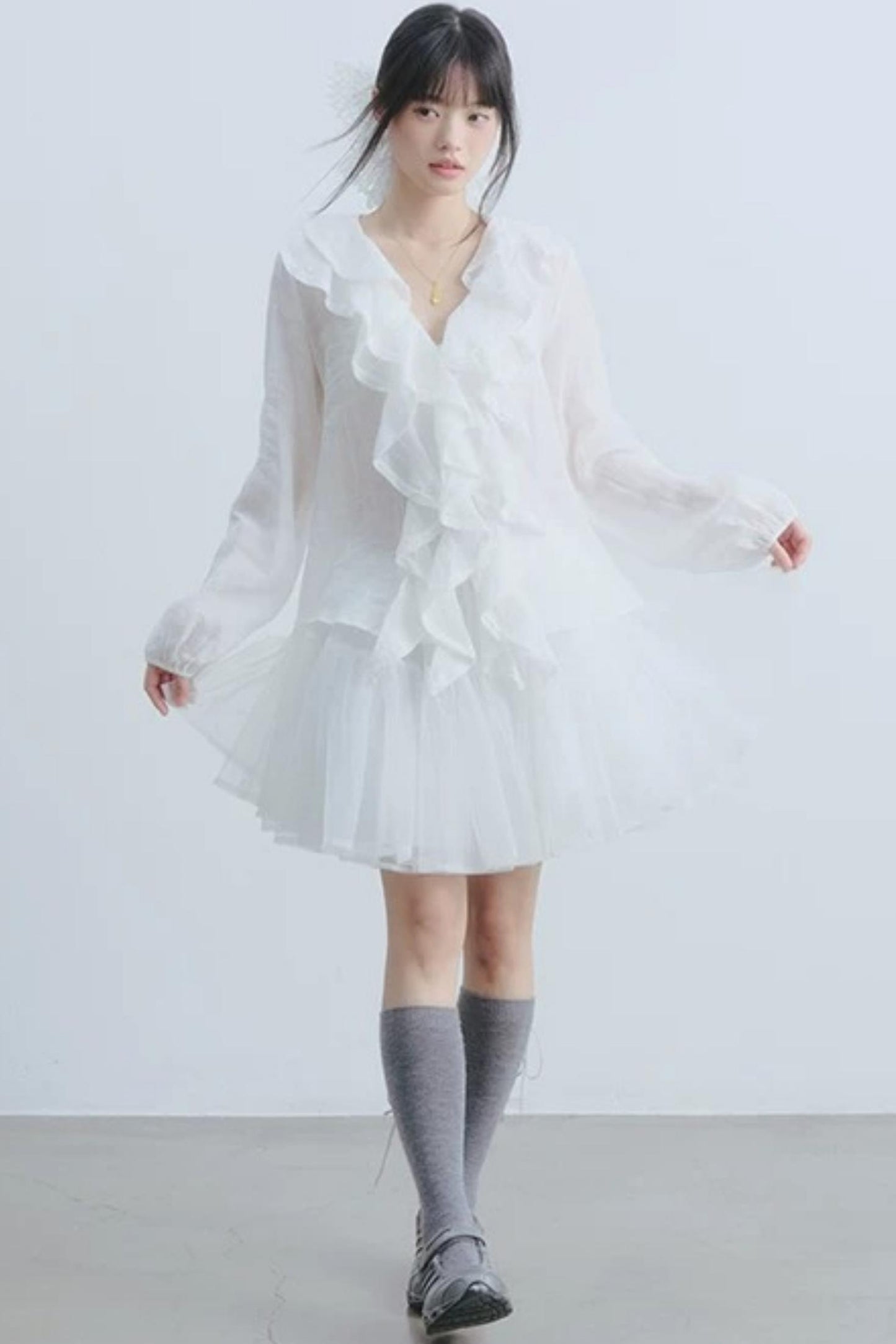 Gonna in tulle Ballet Mist