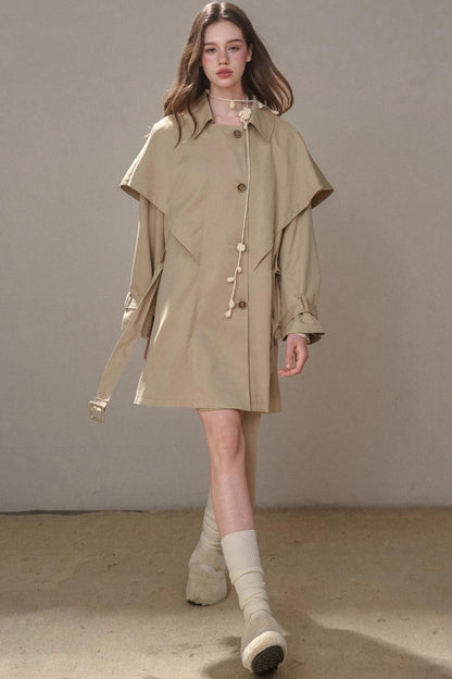Retro Loose Trench Coat