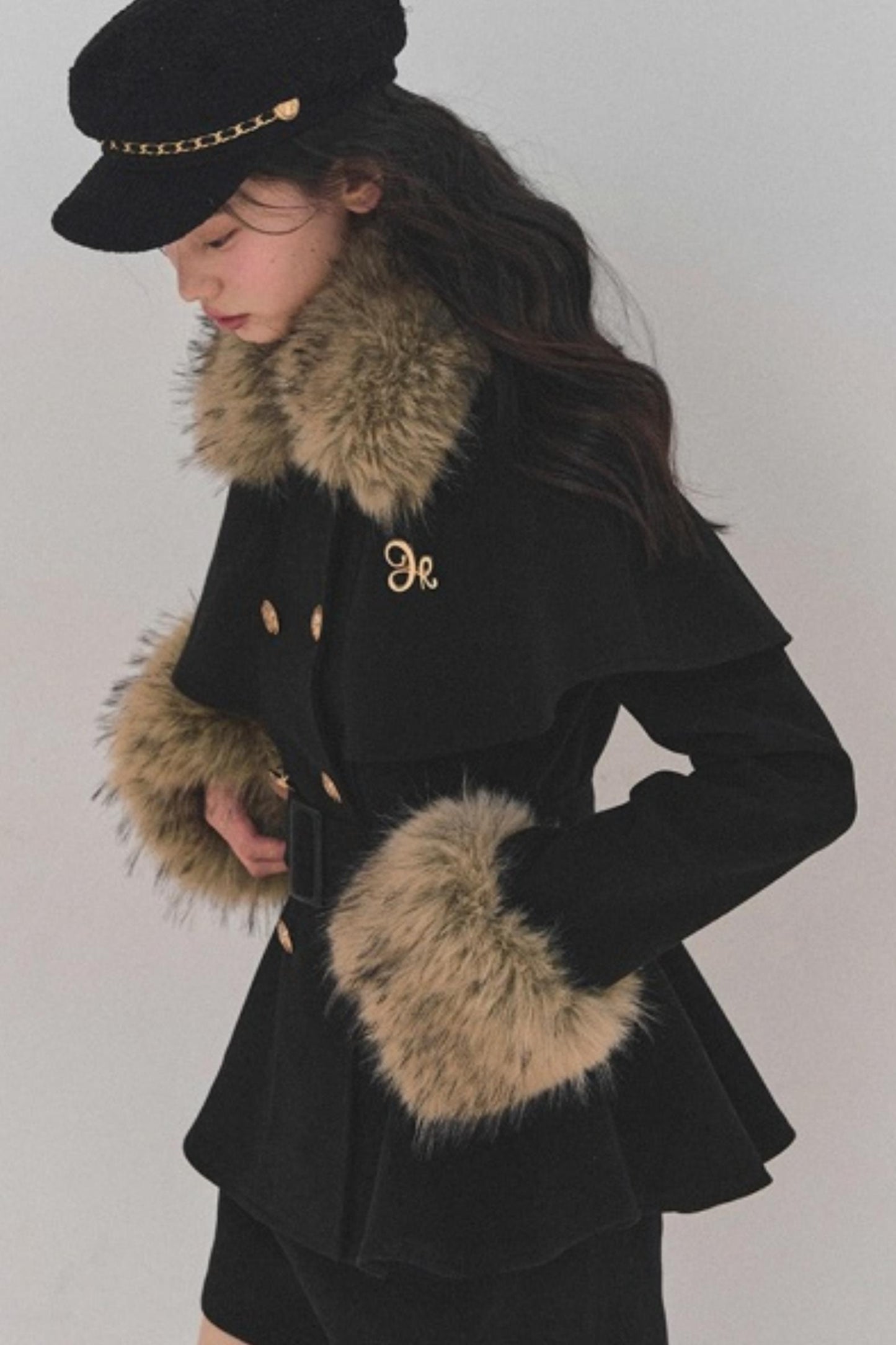 Winter Coat and Skirt Set-Up