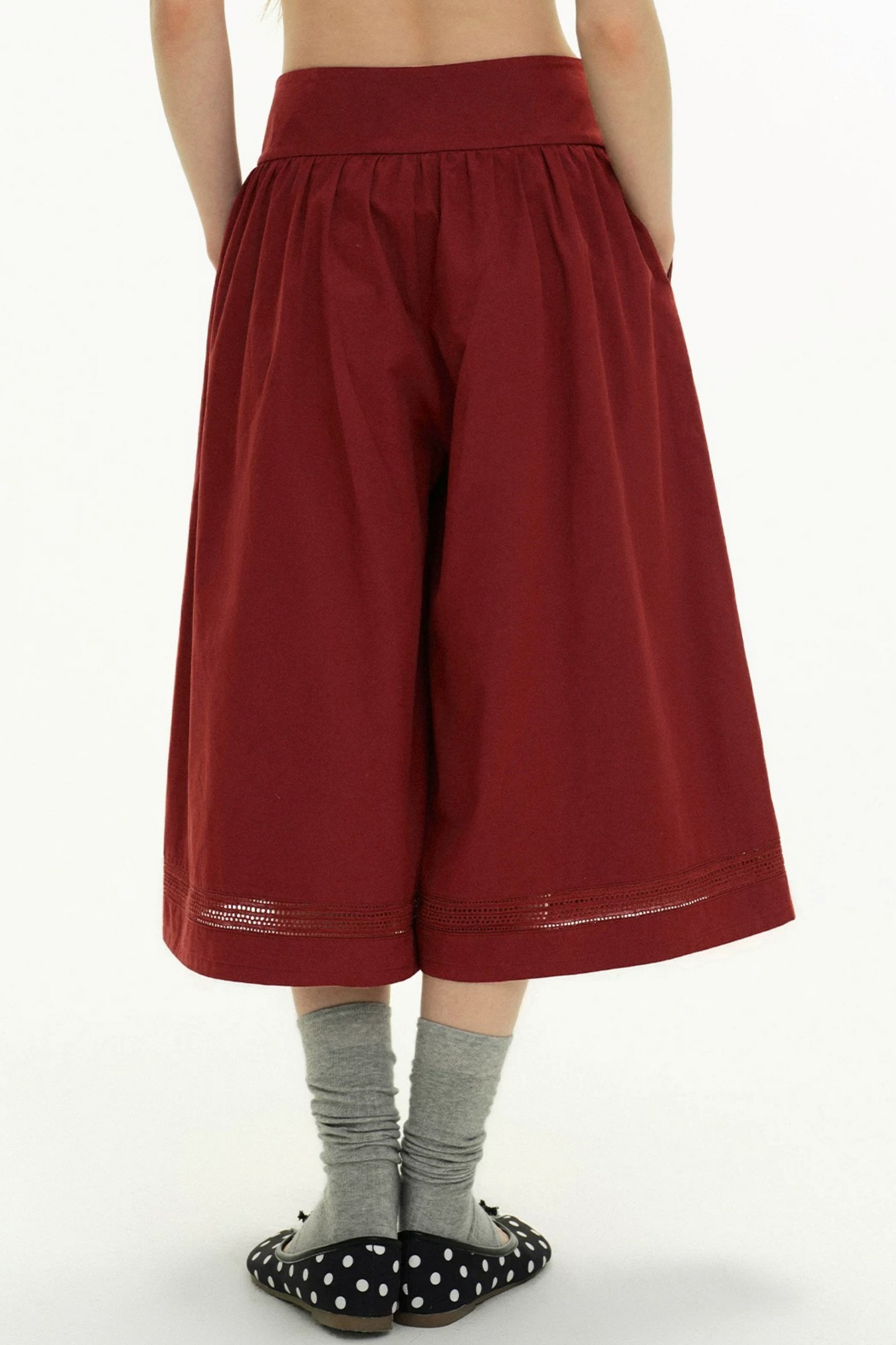 Glazed Sea Island Cropped Pants