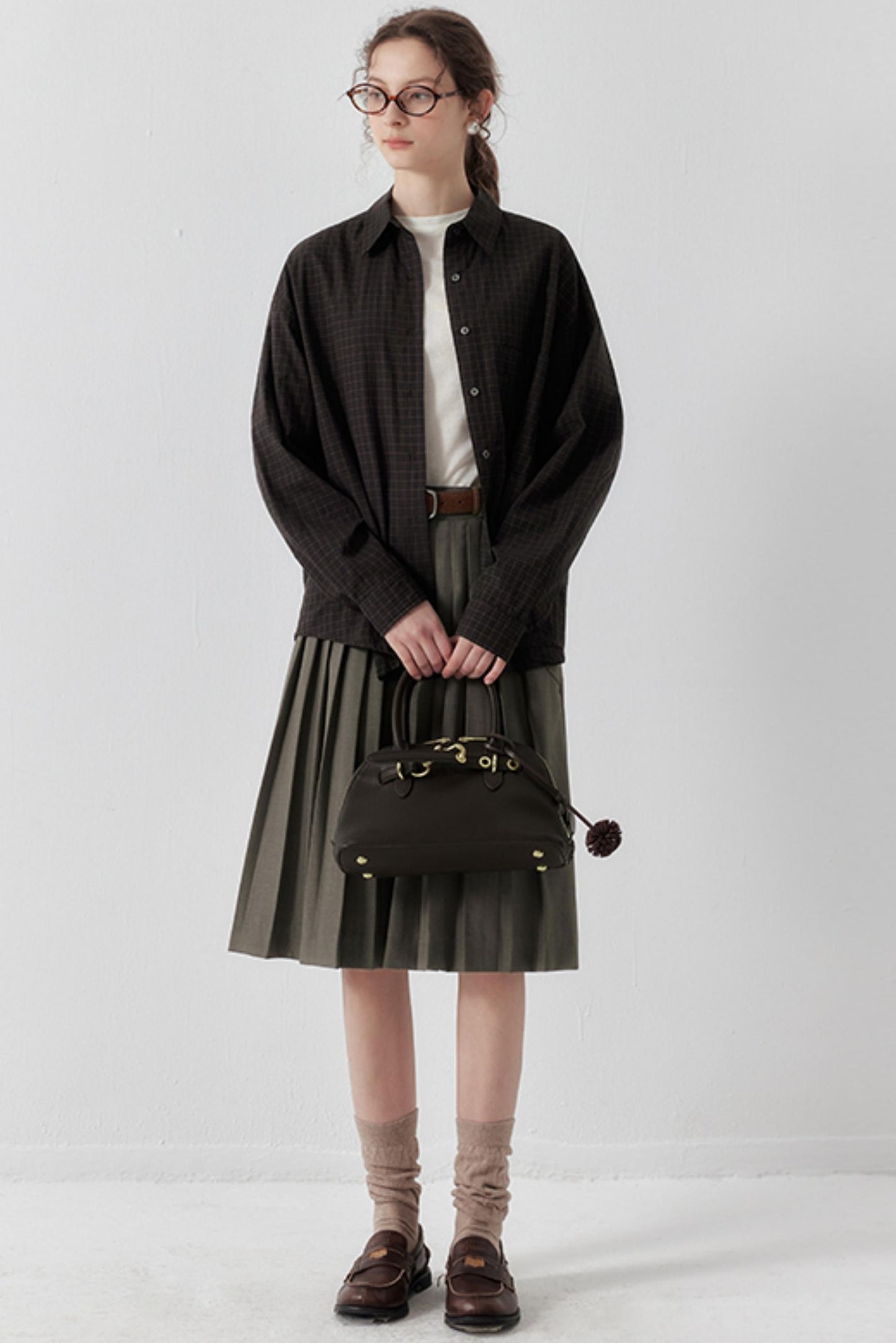 Summer Pleated High-Waisted Skirt