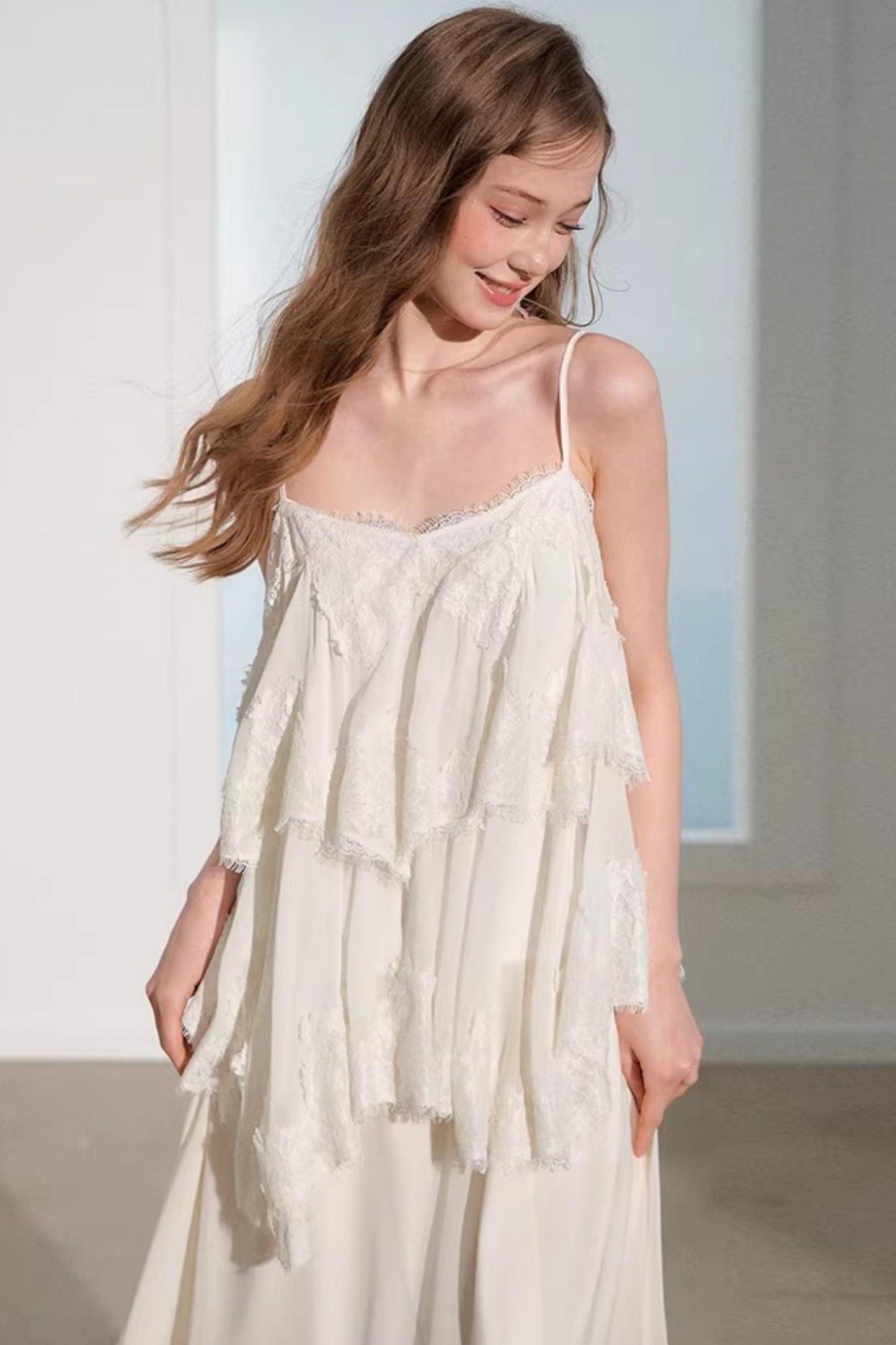 Summer Lace Top Vacation Set-Up