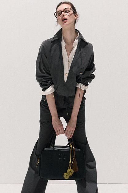 High Sense Cotton Shirt With Pants Set-Up