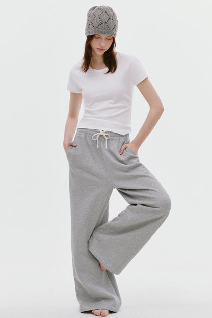 Sporty Split-Leg Pants
