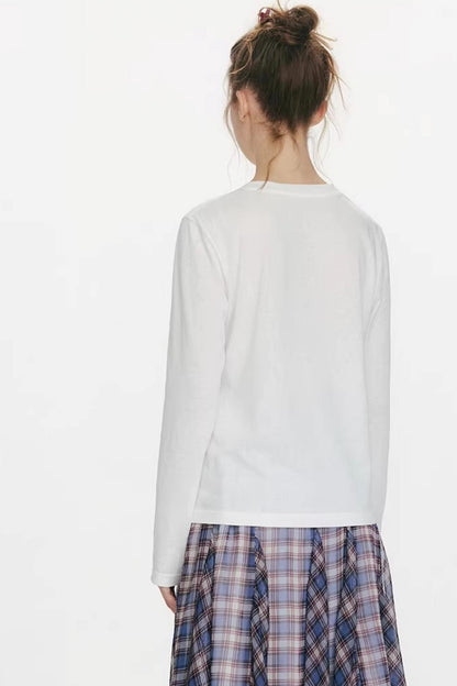 Berry Waltz Printed Thin T-Shirt