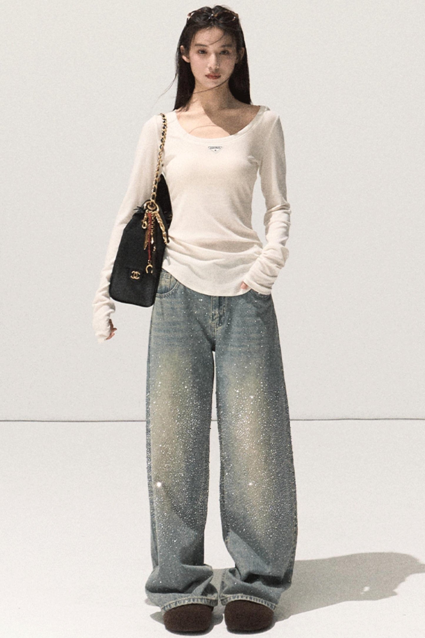 Skin Emotion Wool Knitted Top