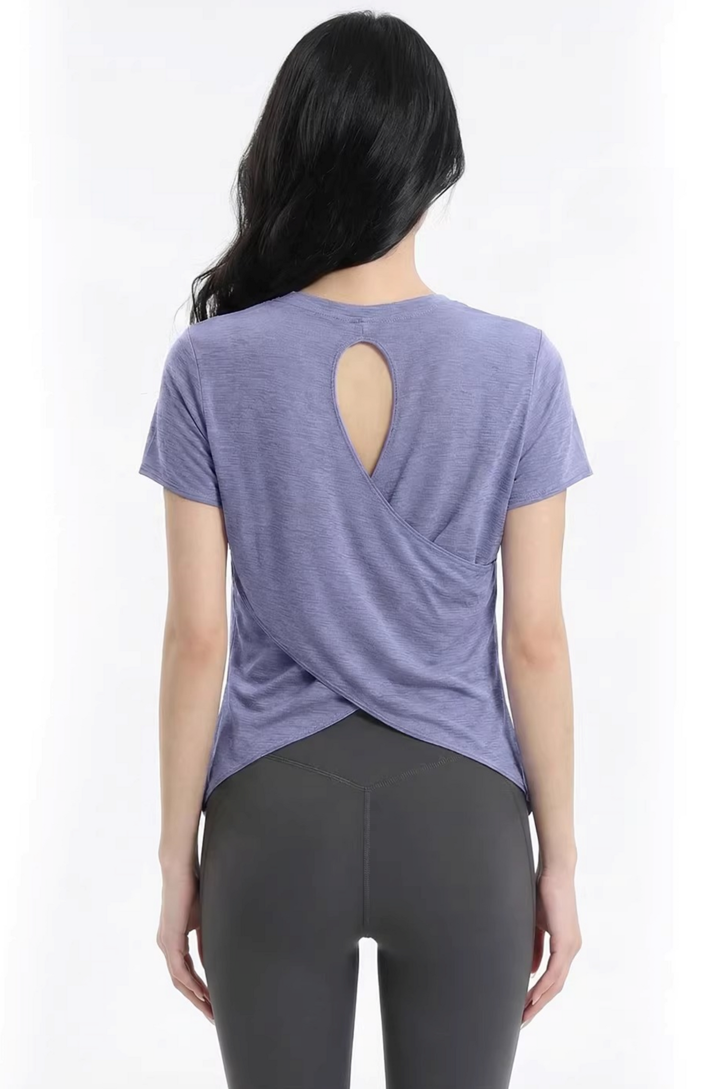 Top Yoga con Schiena Cut-Out