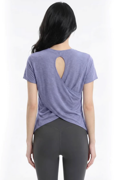 Top Yoga con Schiena Cut-Out