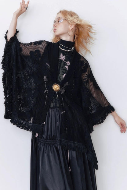 Celestial Fringe Cape