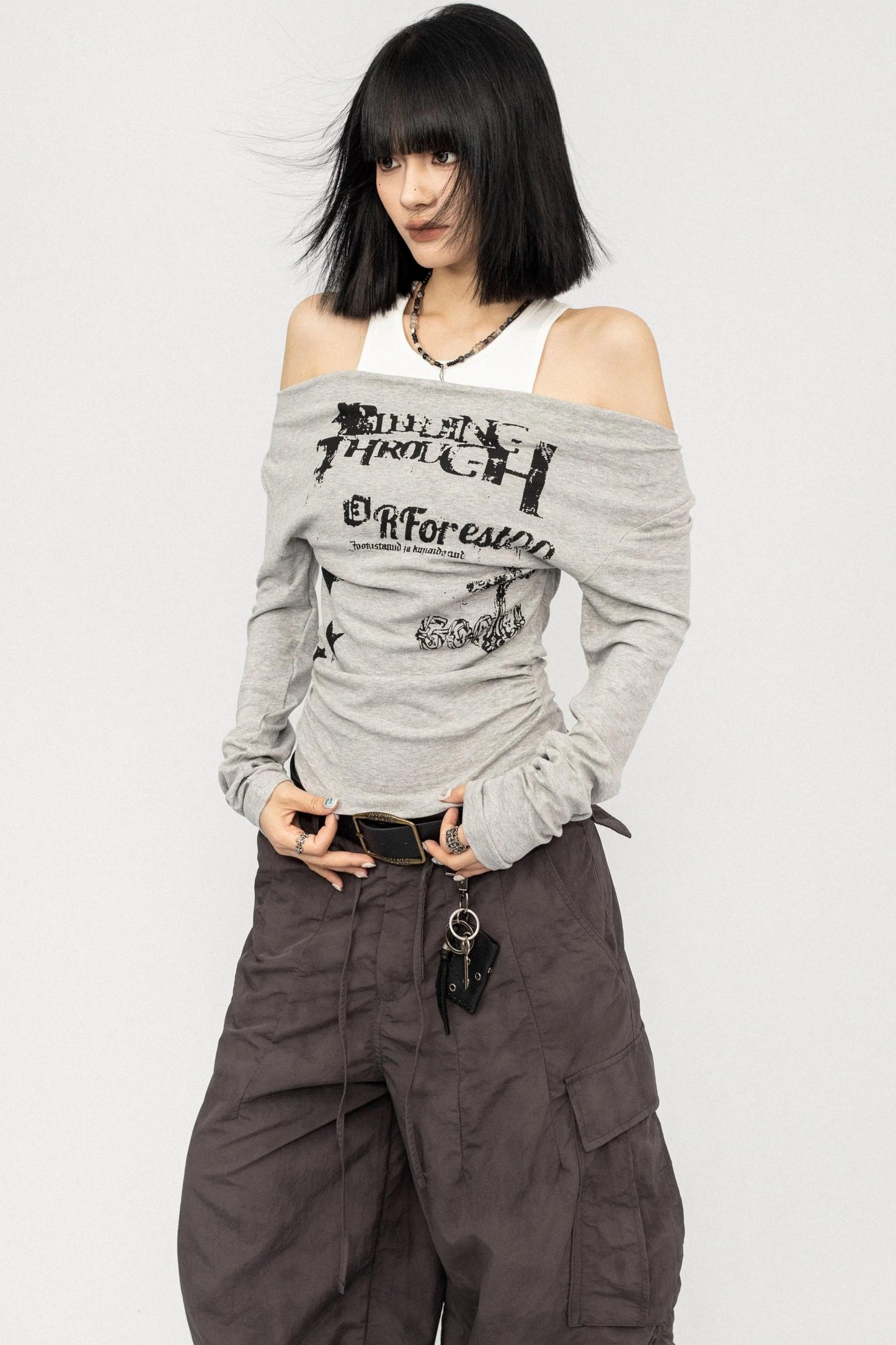 Slim Spice Girl Long Sleeve Top