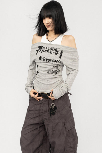 Slim Spice Girl Long Sleeve Top