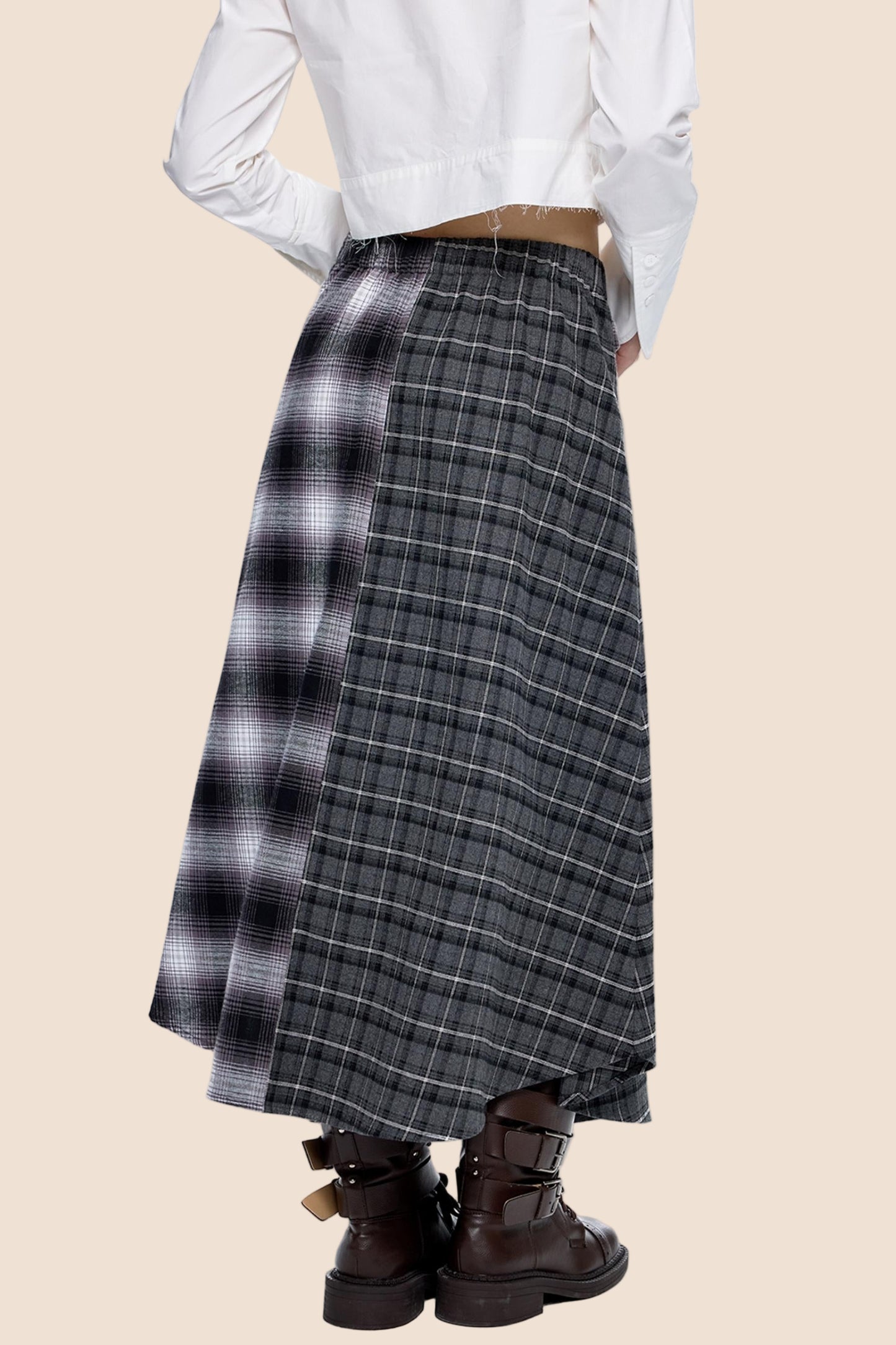 Autumn A-Line Gray Skirt