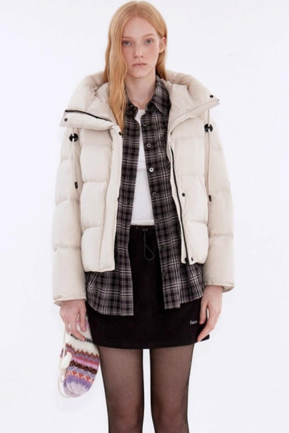 Lightweight Hooded Down Jacket