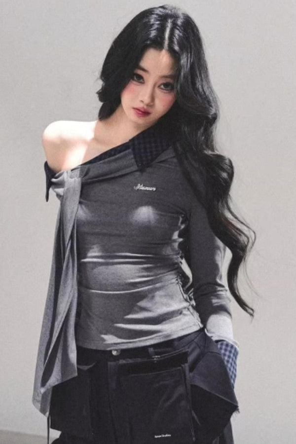 Knit Off-Shoulder Top