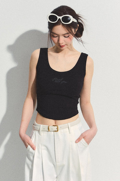 Chic Embroidered Camisole