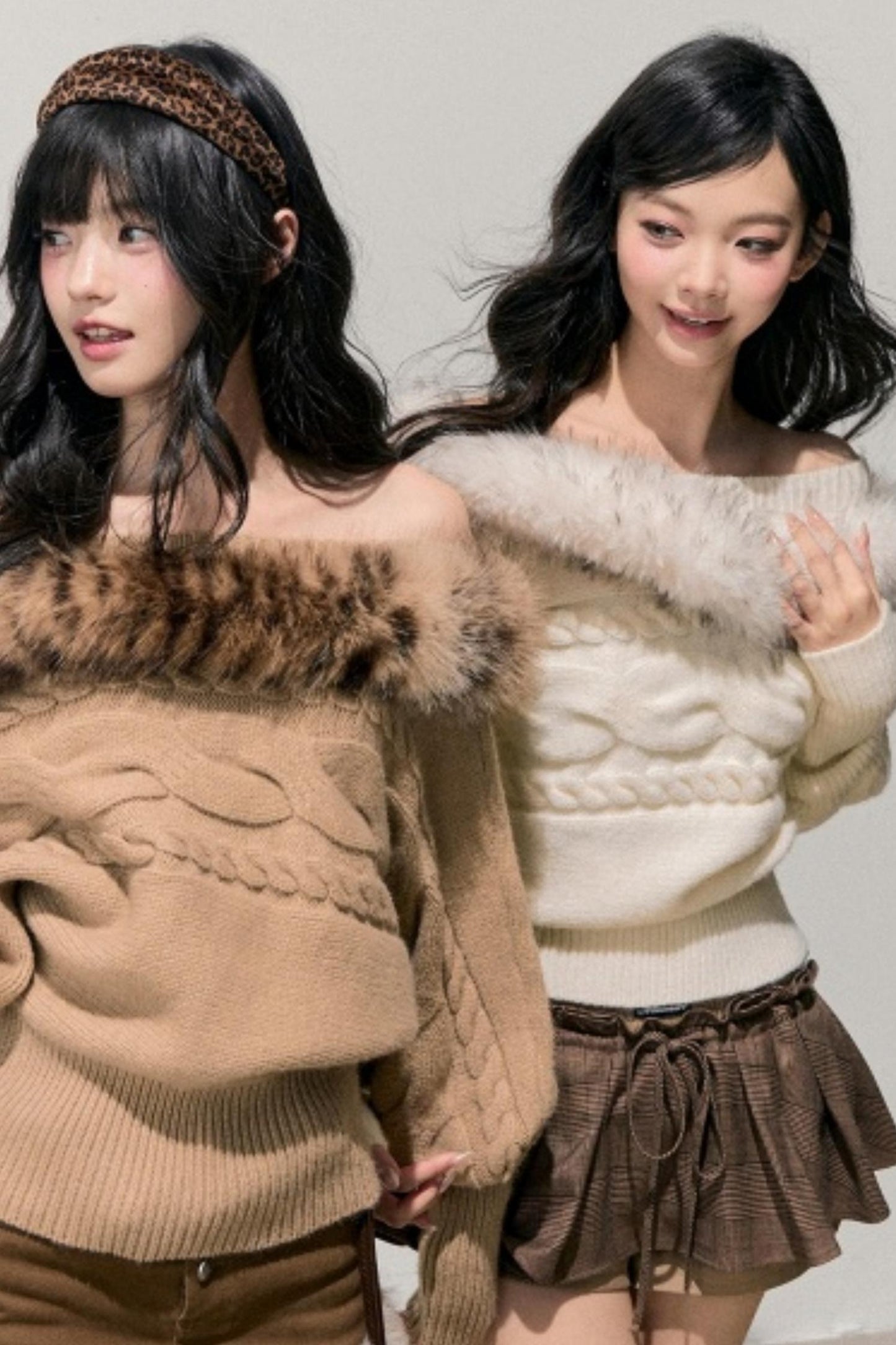 Tea Fragrance Mohair Sweater