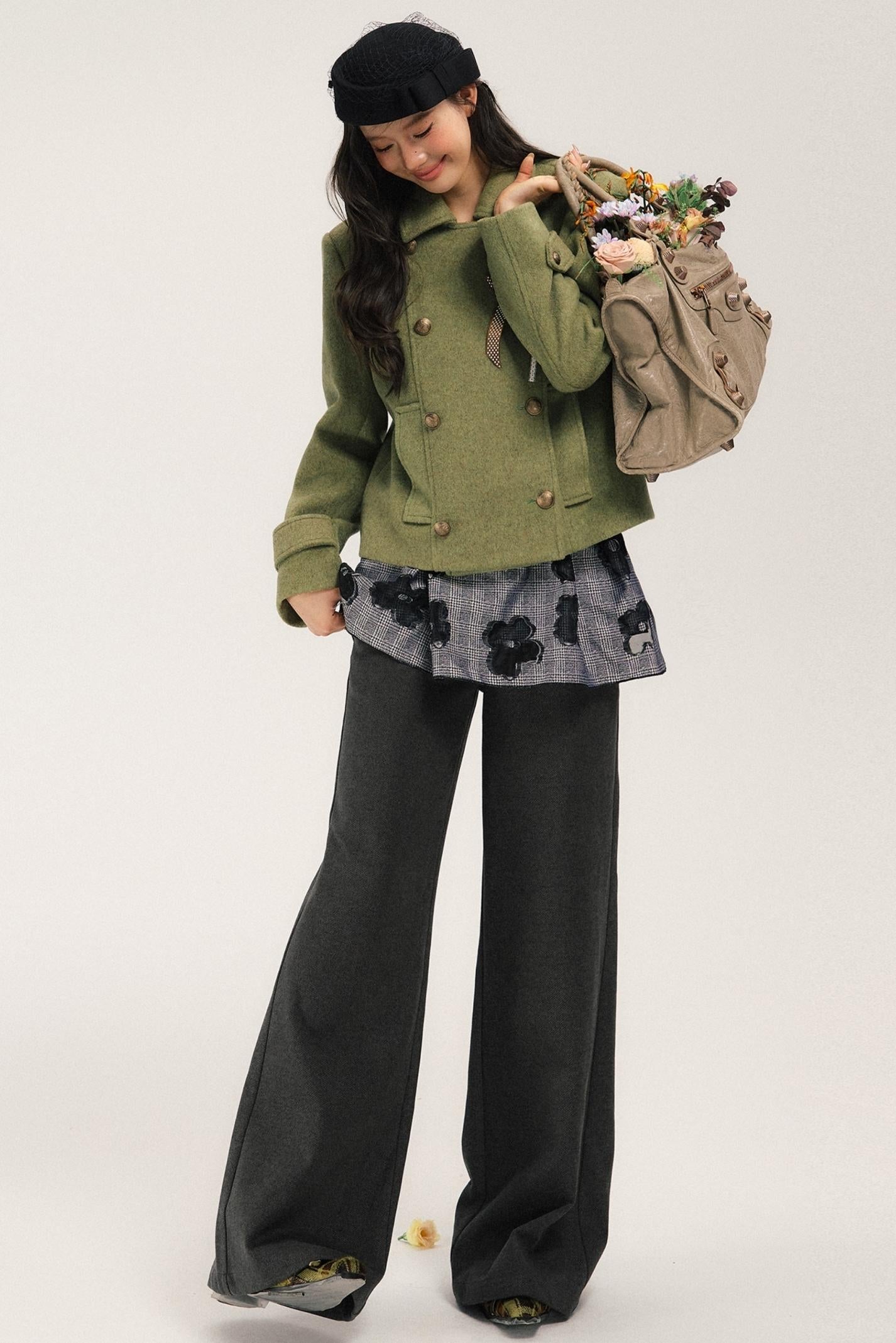 Versatile Lace-up Waist Skirt