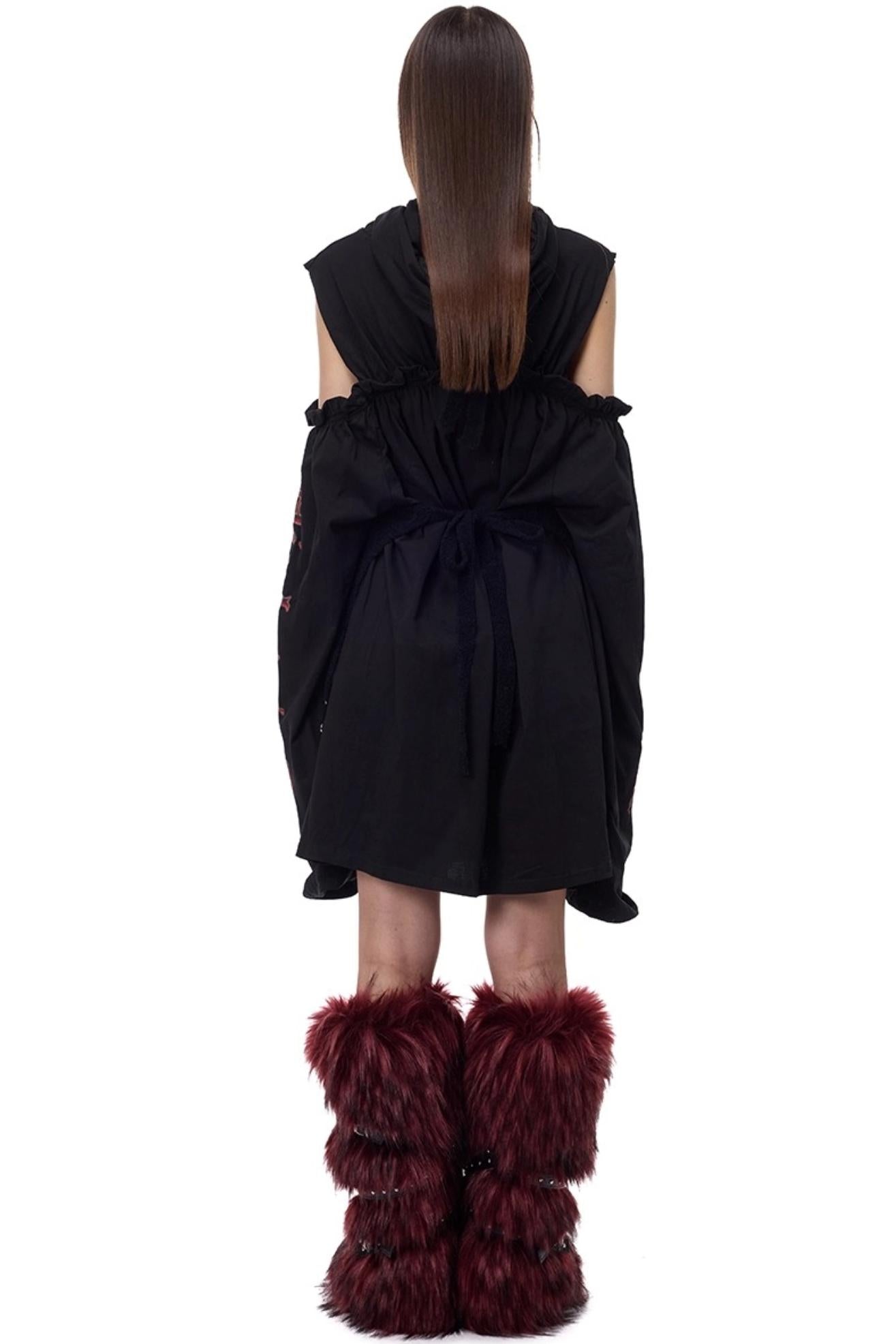 Electric Moon Knitted Apron Sweater