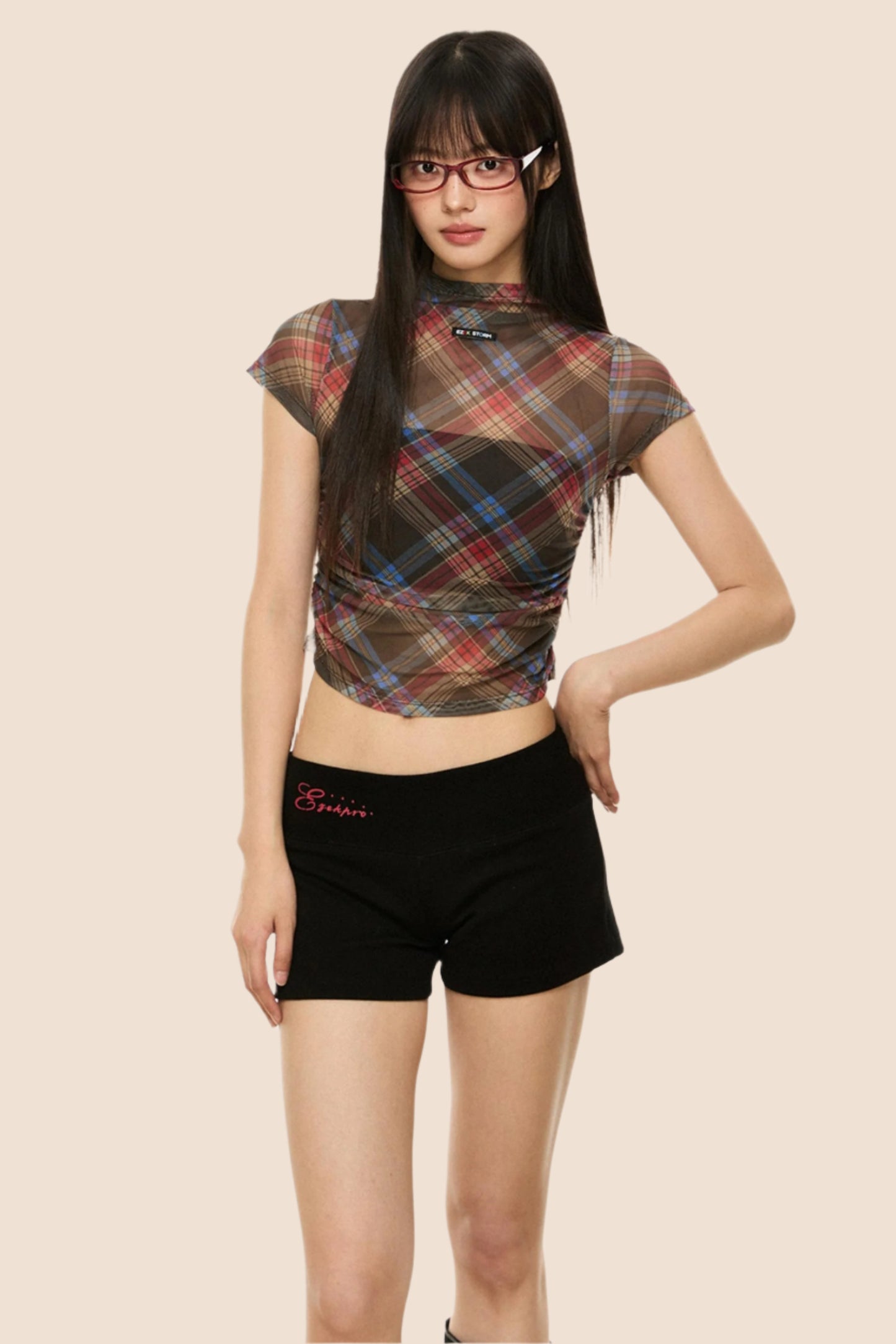 Retro Plaid Summer T-Shirt