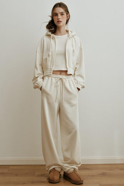 Cloud Soft Crew Neck Jacket Set-Up