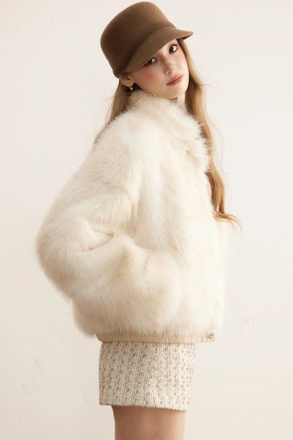 Winter Cocoon Furry Coat