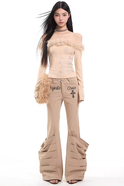 Pantalon évasé American Vintage