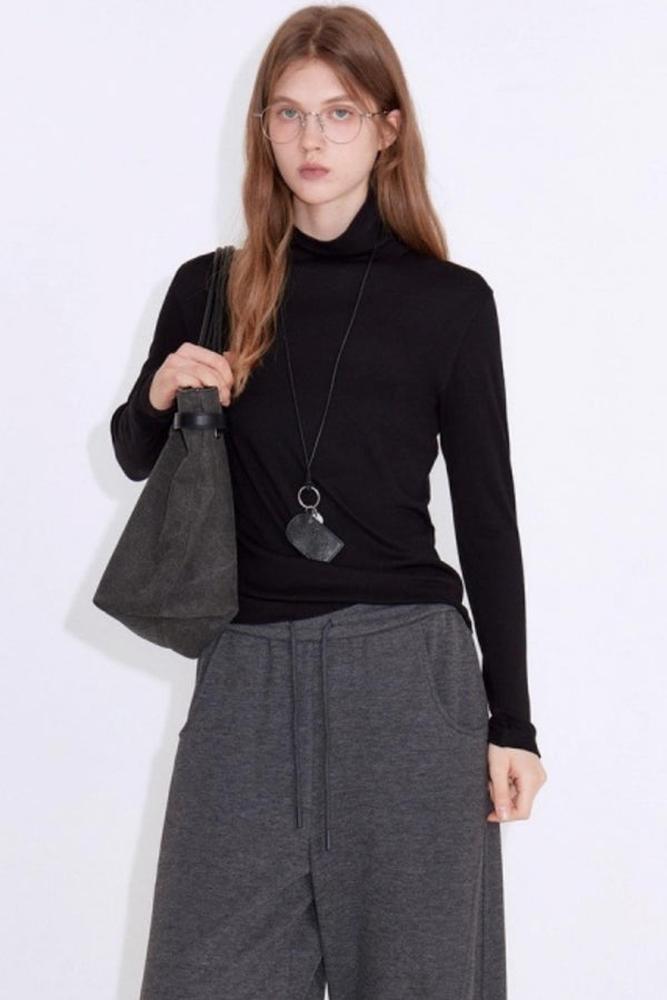 Cashmere Blend Knit Slimmimg Sweater