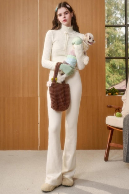 Milky Way Wool Slimming Sweater