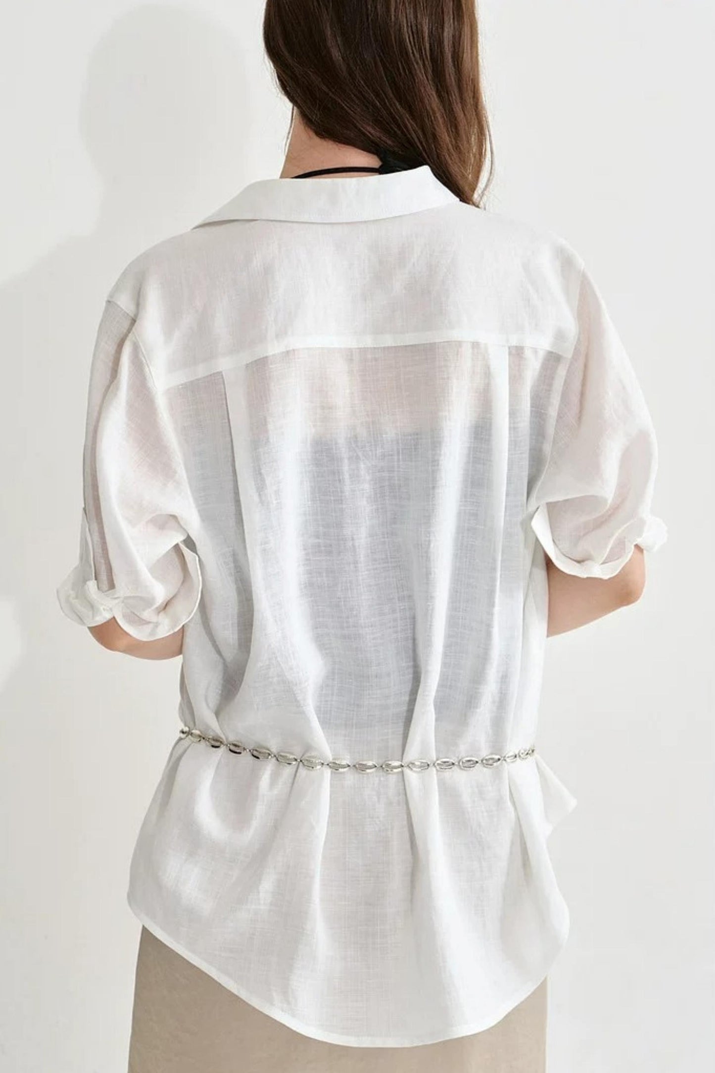 Korean Lapel Blouse