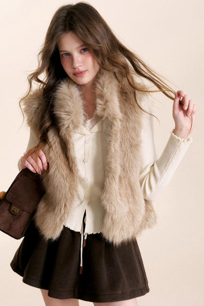 Romantic Lace Ruffled Knit Top