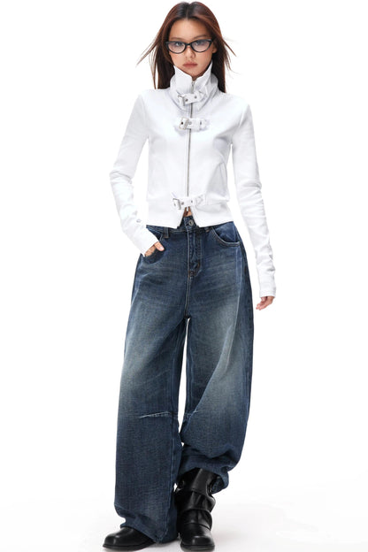 Retro Washed Velvet Scimitar Jeans