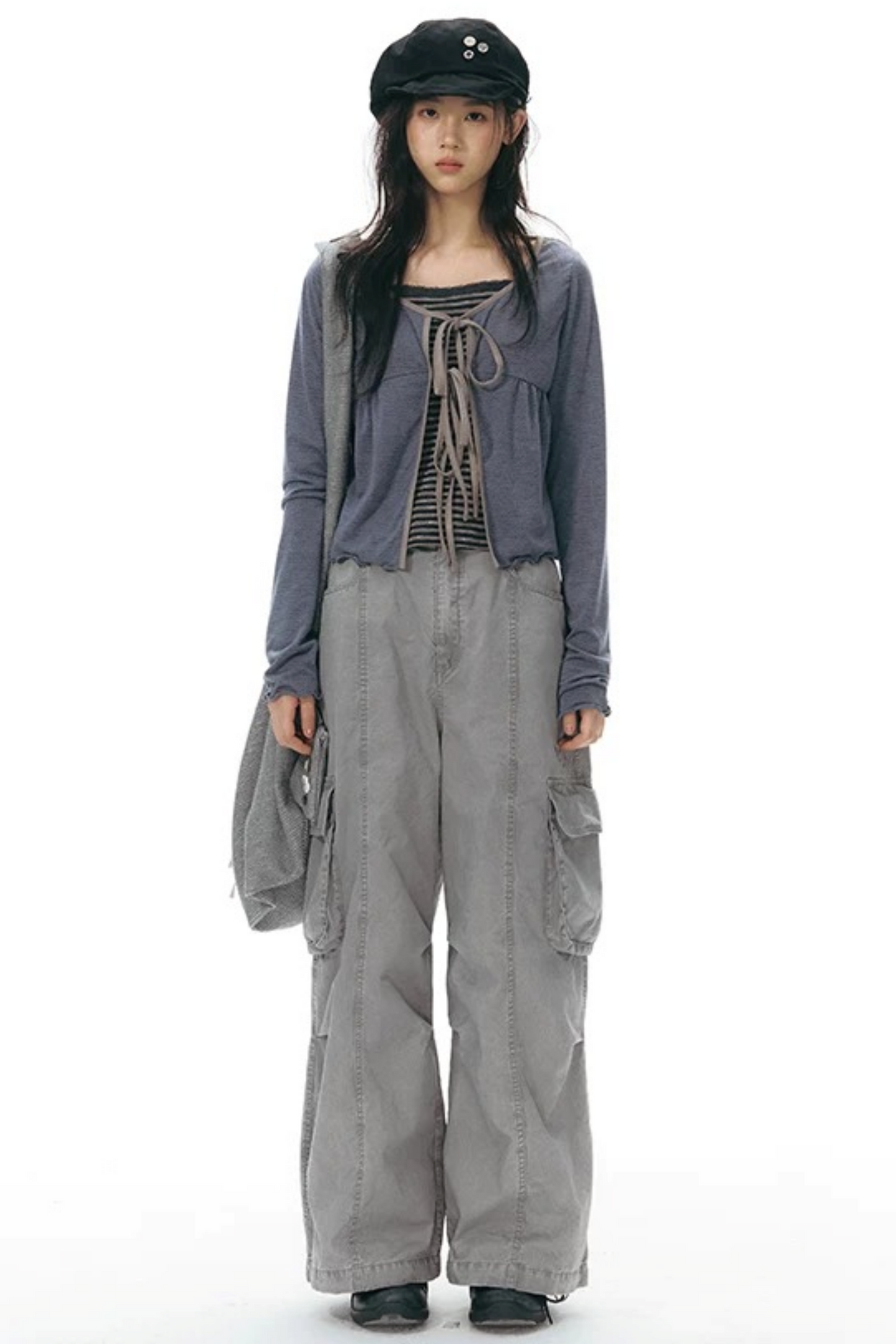 Vintage Embroidered Cargo Pants